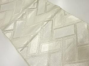 アンティーク　檜垣模様織出し袋帯（材料）